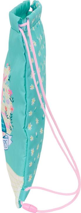Immagine prodotto Safta Rucksacktasche mit Bändern Peppa Pig Pretty flowers Gelb Minze 26 x 34 x 1 cm