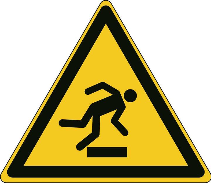 Produktbild Brady Warning Floor level obstacle