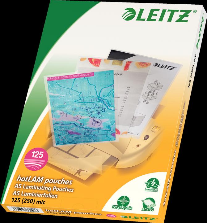 Image du produit Leitz Pochette de plastification en aluminium A5 (A5, 100 pièce(s), 125 µm)