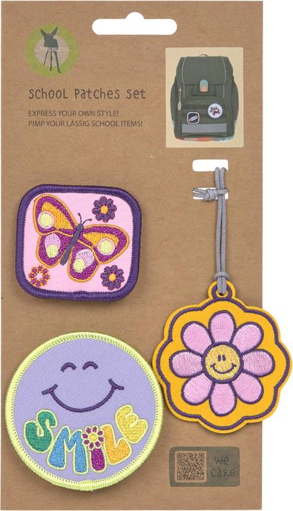 Lässig Anhänger und Patches Flowers, 3 Stück (Zusätzliche Polsterung)