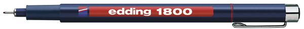 Image du produit Edding Dessinateur de fibres Profipen 1800 (Rouge, 1 x)