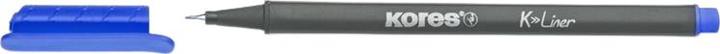 Produktbild Kores Fineliner "K-Liner", Strichst„rke: 0,4 mm, blau (Blau / Grau, 0.40 mm, 12 x)