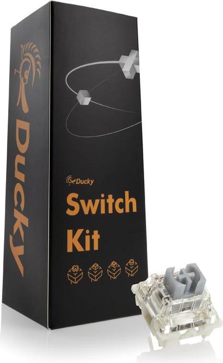 Ducky Gateron G Pro Silver Switches, mechanical, 3-pin, linear, MX stem, 45g - 110 pieces