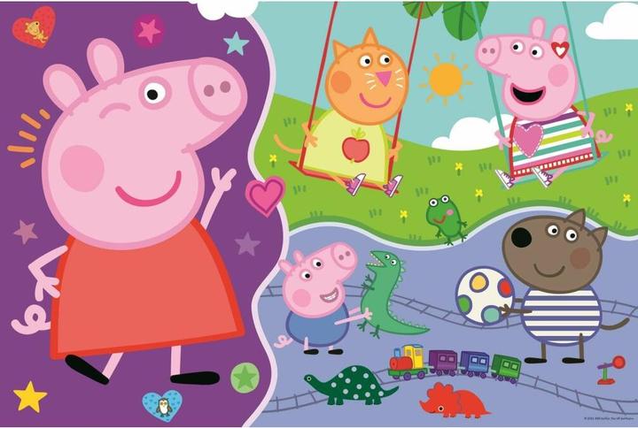 Actual product image Trefl Puzzle Giant 3in1 15 days Meet the cheerful Peppa Pig (15 pieces)