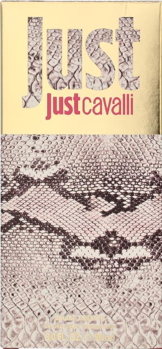 Actual product image Just Cavalli Ladies Eau De Toilette Spray 3.0 Oz (Eau de toilette, 90 ml)