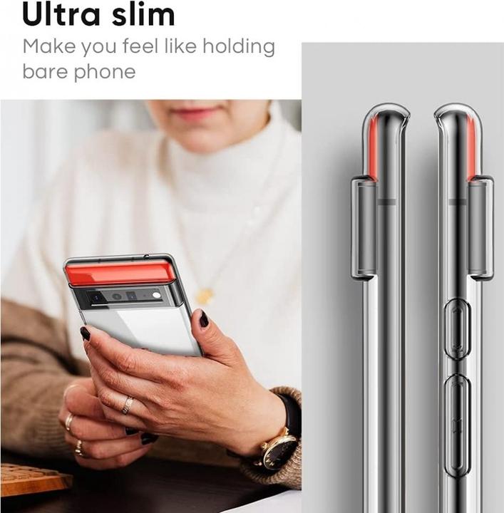 Actual product image Screenguard Google Pixel 6 Pro Flexible TPU Clear Case (Google Pixel 6 Pro)