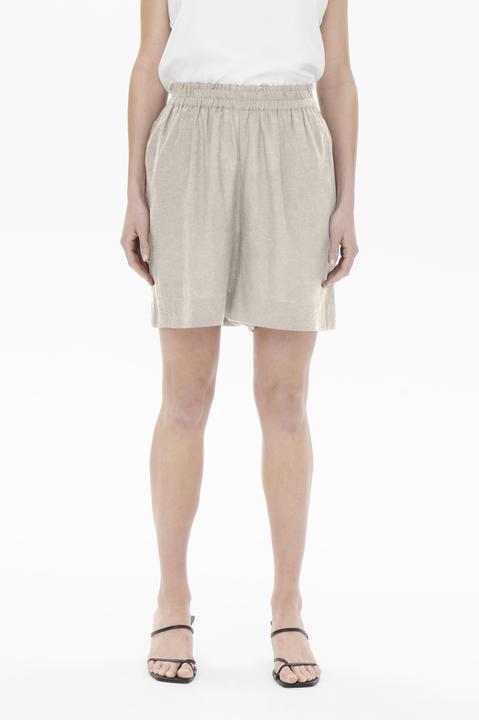 Immagine prodotto Only Pantaloncini a vita alta in misto lino (S)