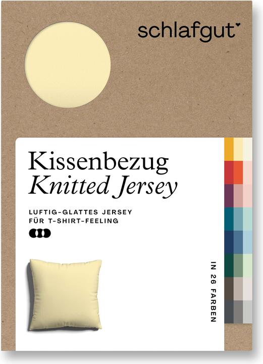 Produktbild schlafgut Knitted Jersey (Duvetbezug, 80 x 80 cm)