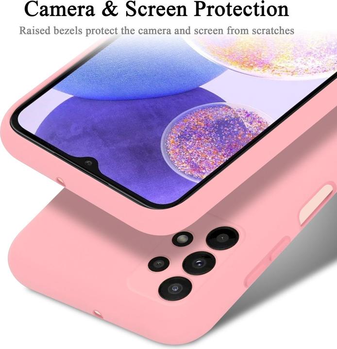 Actual product image Cadorabo TPU Liquid Silicone Case Cover for Samsung Galaxy A23 4G / 5G (Samsung Galaxy A23 5G, Samsung Galaxy A23)