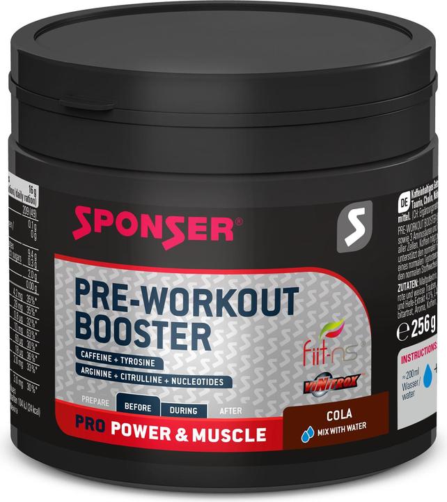 Produktbild Sponser Pre-Workout Booster (Cola, 1 Stk., 256 g)