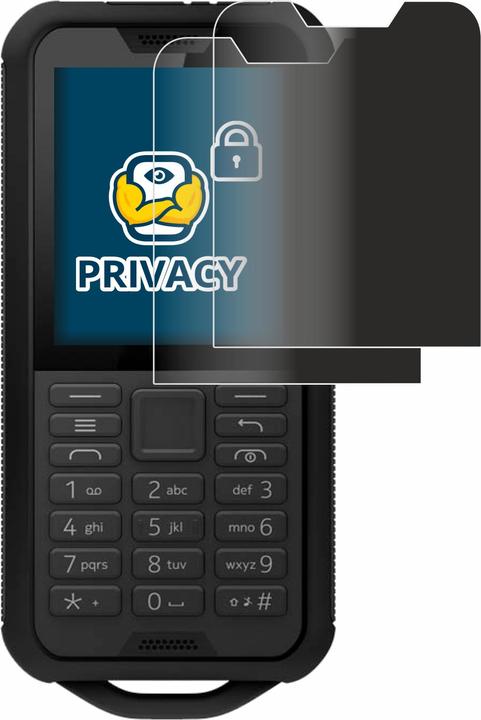 Produktbild BROTECT Sichtschutzfolie Anti-Spy Privacy Folie Blaulicht-Schutz (2 Stück, Nokia 800 Tough)