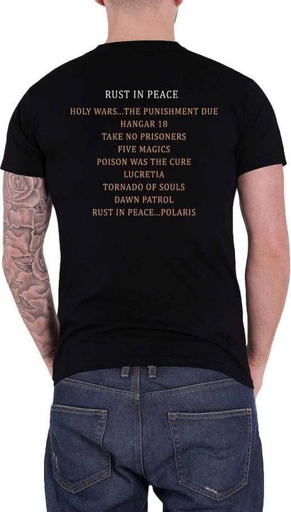 Produktbild Megadeth Rust In Peace Track List TShirt (XL)