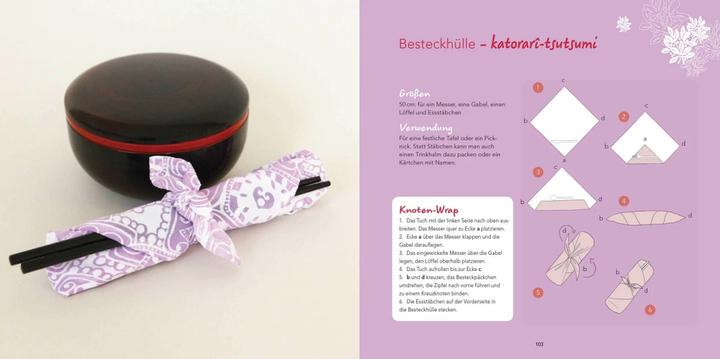 Produktbild Furoshiki. Ein Tuch - 43 Taschen und Verpackungen: Handtaschen, Rucksäcke, Stofftaschen und (Deutsch, Aurélie Le Marec, 2020)