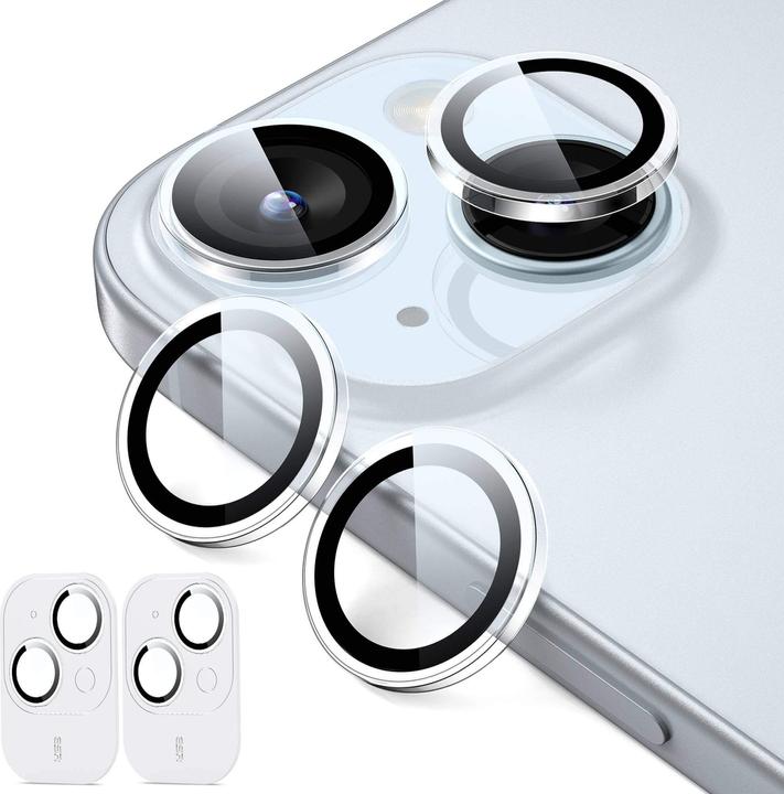 Productafbeelding ESR Armorite cameralens bescherming (1 Stuk, Apple iPhone 15 Plus, Apple iPhone 15)