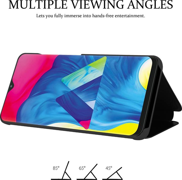 Actual product image Cadorabo Book Smart View Mirror Cover (HTC One M10, Samsung Galaxy A10)
