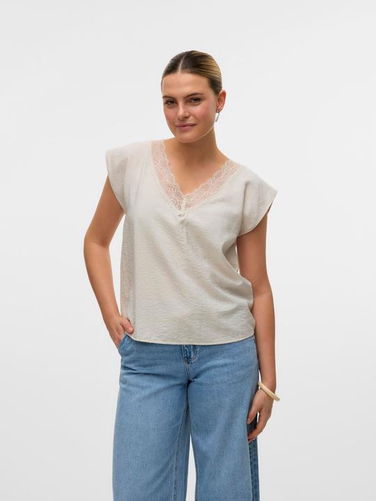 Immagine prodotto Vero Moda Vmsafa Sl V-Neck Lace Top Wvn Ga Noos (XL)