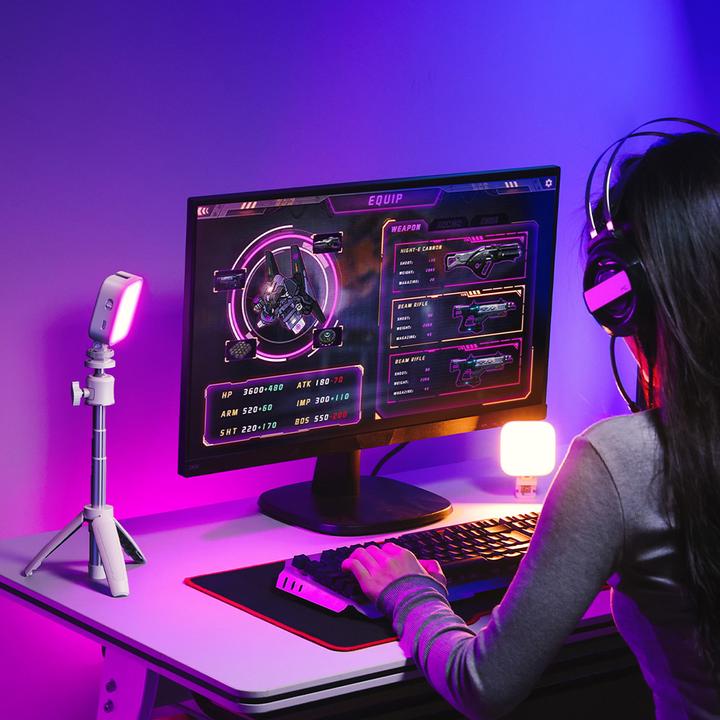 Actual product image Ulanzi U60 RGB Pocket light with U mount White (Video light)