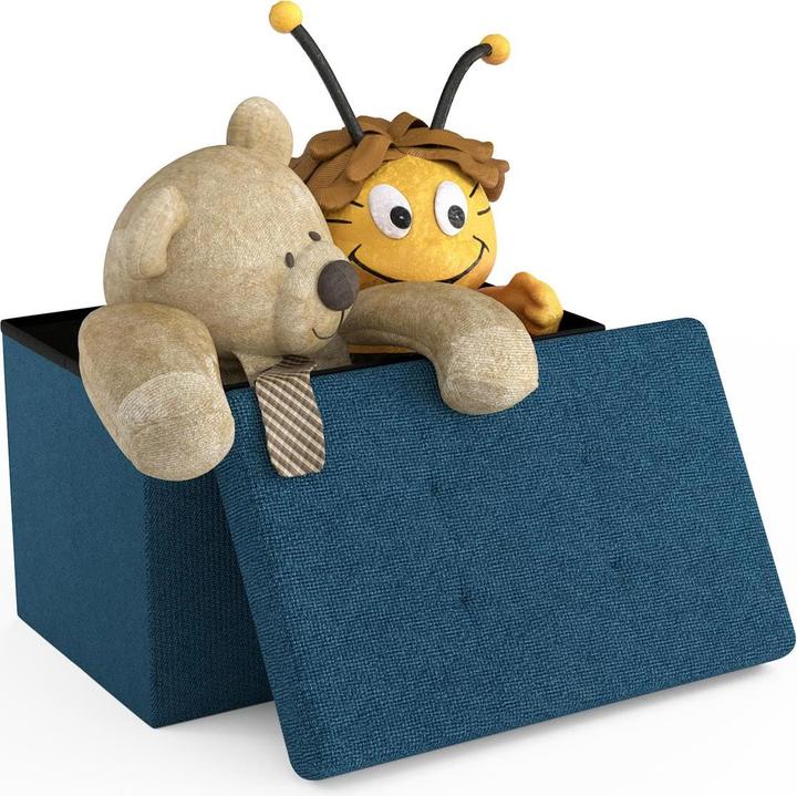 Produktbild Intirilife Sitzbank 49x30x30 cm OZEAN BLAU (30.49 cm)