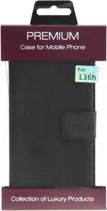 Produktbild OEM Slim Leather Book Case for Sony Xperia Z - black 4250710507870 (Sony Xperia Z)