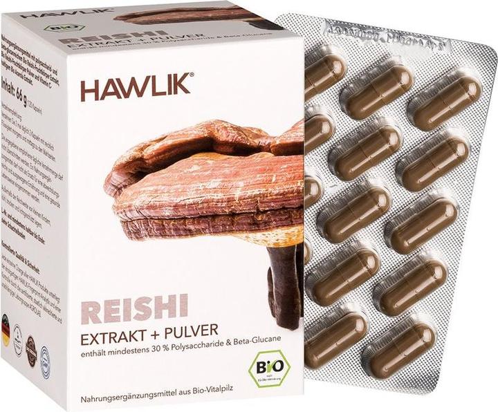 Image du produit Hawlik Extrait de reishi + capsule de poudre (120 pièce(s), Capsules, 109 g)