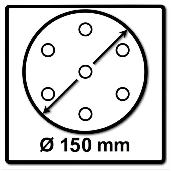 Produktbild Makita 2x Schleifteller Weich für Exzenterschleifer / Schleifmaschine 150 mm M8 ( 196684-1 ) (Weich)