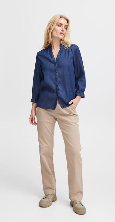 Actual product image Pulz Jeans PZROSITA HW Chino Pants Straight - 50207554 (32)