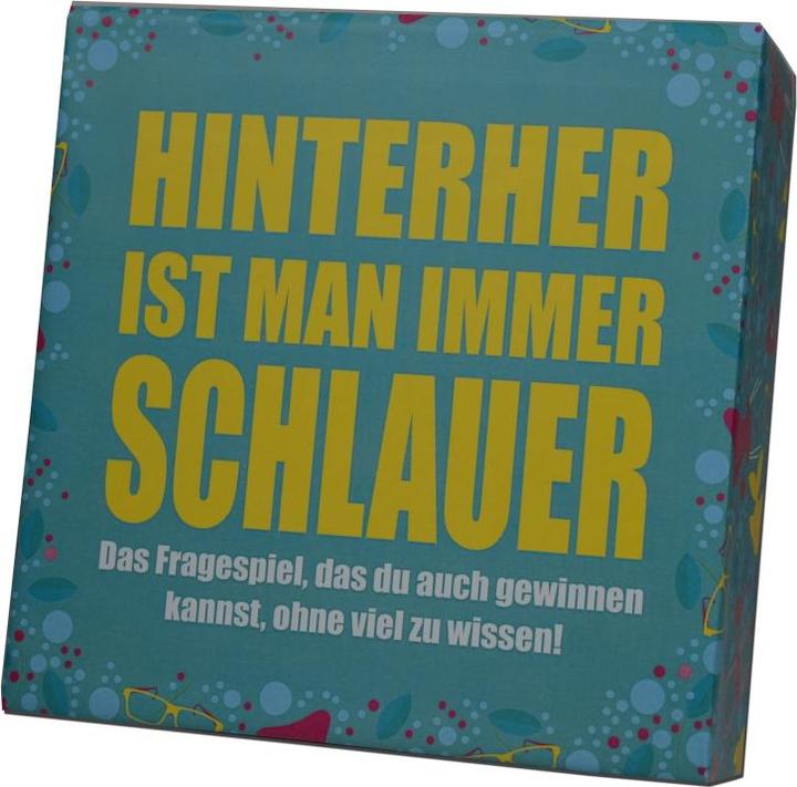 Produktbild Gesprächsstoff: Hinterher ist man immer schlauer (Deutsch)