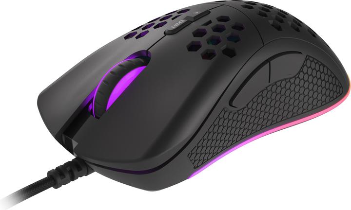 Produktbild Genesis for games Krypton 555 with cable, 8000 DPI, USB 2.0, Black (Kabelgebunden)