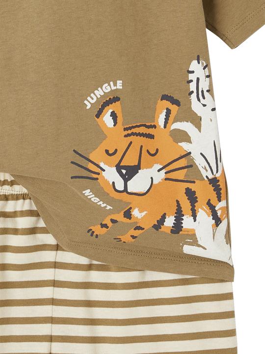 Actual product image Vertbaudet 2er-Pack kurze Jungen Schlafanzüge mit Tigern Oeko-Tex (104)
