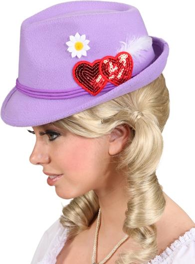 Produktbild Orlob Oktoberfest Bayernhut mit Herzen und Blume
