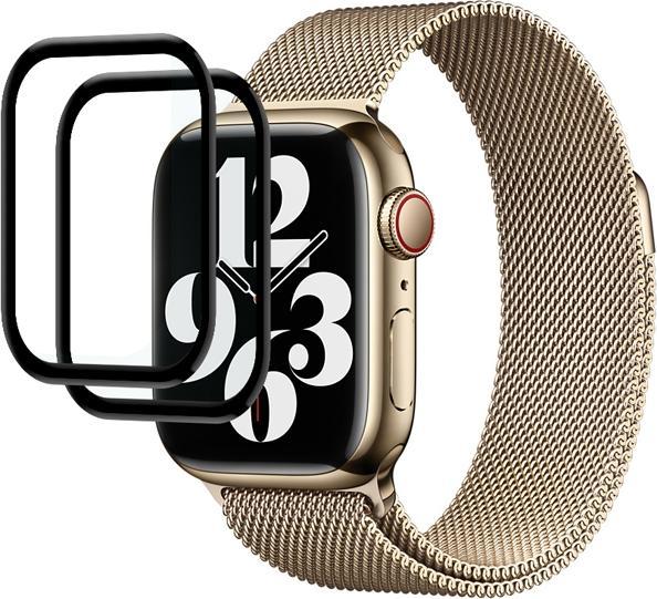 Produktbild EKO Doppelpack Displayschutzfolien für Apple Watch 45mm aus gehärtetem Hartglas