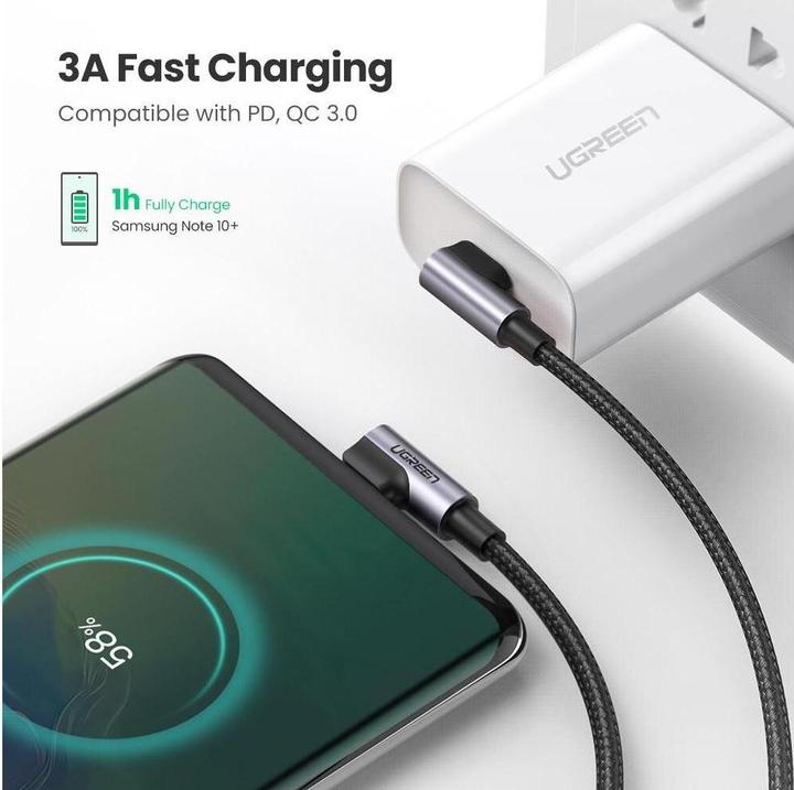 Produktbild Ugreen USB C – USB C (2 m, USB 2.0)