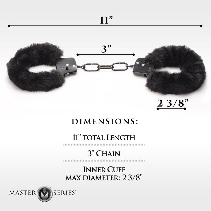Actual product image Master Series Cuffed in Furry Handcuffs