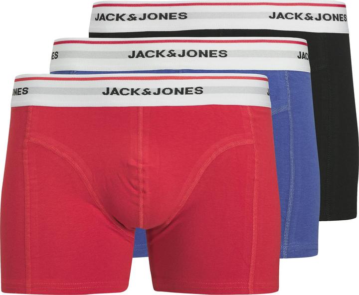 Jack & Jones Jackayden Solid Trunks 3 Pack Sn (L, 3er Pack)