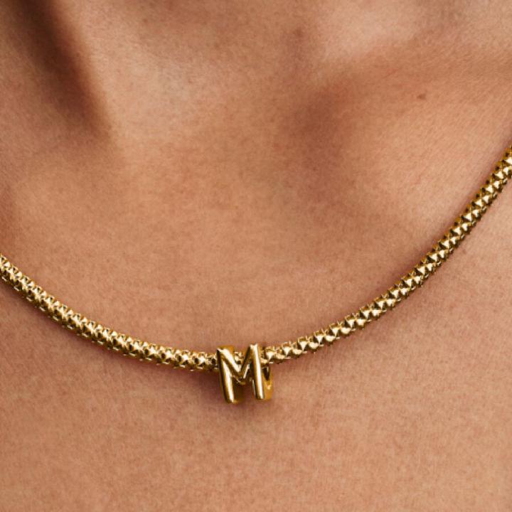 Image du produit Pandora Charm Lettre M Plaqué Or (Métal, Plaqué or)