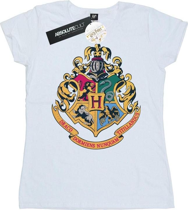 Hogwarts Crest Gold Ink TShirt (L)