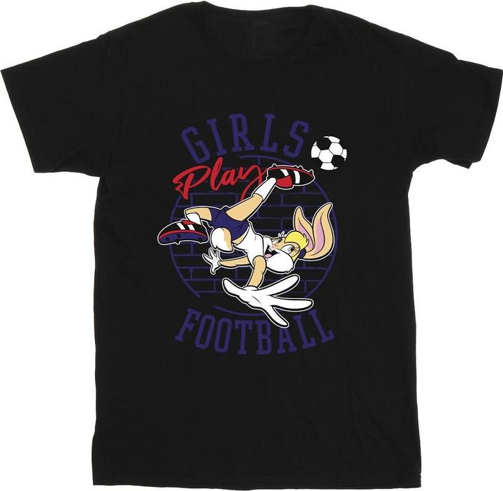 Looney Tunes Lola Bunny Girls Play Football TShirt