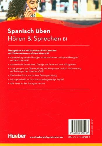 Produktbild Spanisch üben B1 : hören und sprechen (Spanisch, Collectif, 2022)