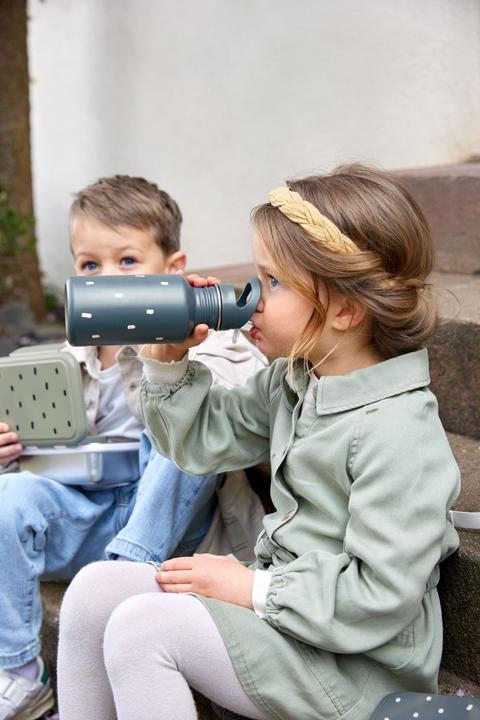 Produktbild Lässig Edelstahl Kinder Trinkflasche 500 ml - Happy Prints, Dunkelblau (0.50 l)