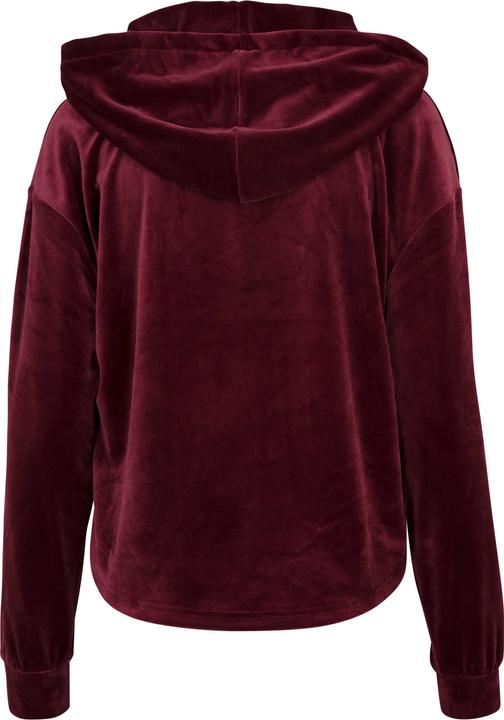 Immagine prodotto Urban Classics UC Ladies Ladies Short Velvet Gathered Hoody da donna con cappuccio (S)