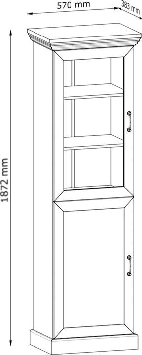 Actual product image Konsimo Arven (57 x 187 x 39 cm)