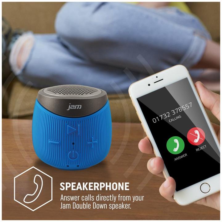 Image du produit Hmdx Jam JAM Double Down Haut-parleur Bluetooth (6 h, Fonctionnement sur batterie)