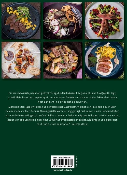 Image du produit Schnelle Wildgerichte - Das Wild Kochbuch (Allemand, Markus Bitzen, 2021)