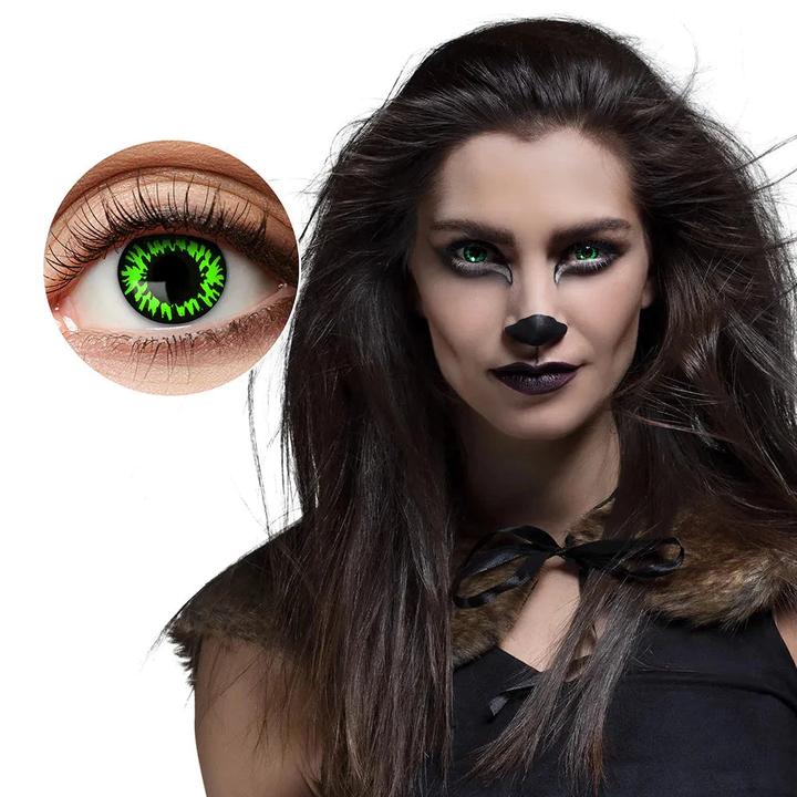 Boland Kontaktlinsen She-Wolf: Wochenlinsen (Grün)