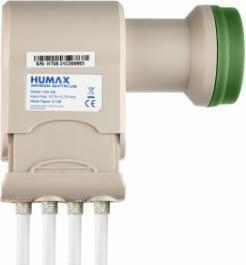 Immagine prodotto Humax Green Power LNB per multi-switch, protezione dalle intemperie, filtro LTE (Quattro LNB, 40mm)