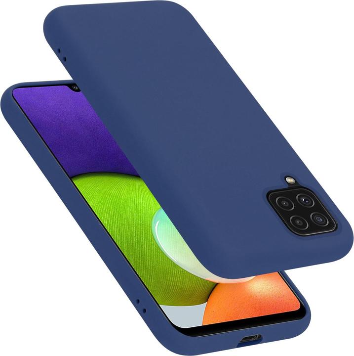 Productafbeelding Cadorabo Bumper TPU Vloeibaar Silicone Hoesje (Samsung Galaxy A12, Samsung Galaxy M12)
