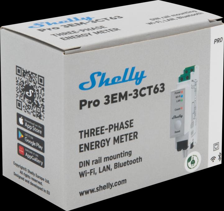 Immagine prodotto Shelly Pro 3EM-3CT 63