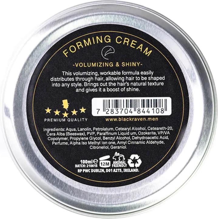Black Raven - Forming Cream (Haarpaste, Haarpomade, 100 ml)