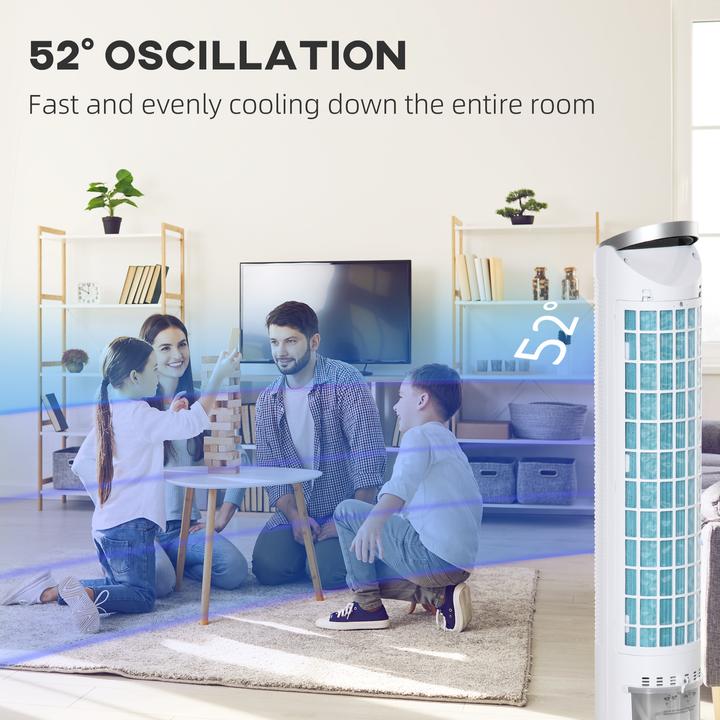 Actual product image Homcom Air cooler with ice boxes