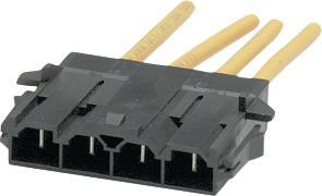 Actual product image Molex Housing, plug, poles - 4, rows - 1
